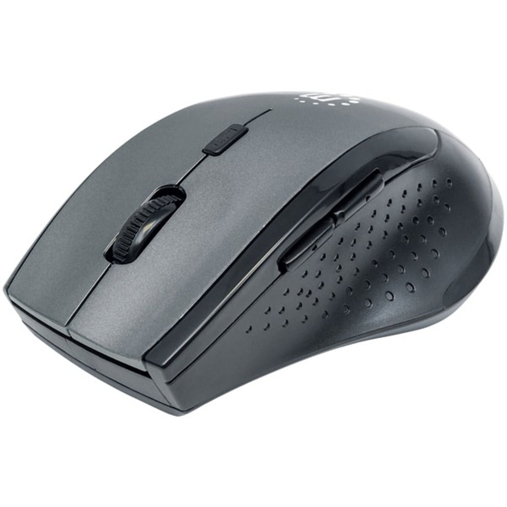 Manhattan 179379 Curve Wireless Optical Mouse (Gray/Black)