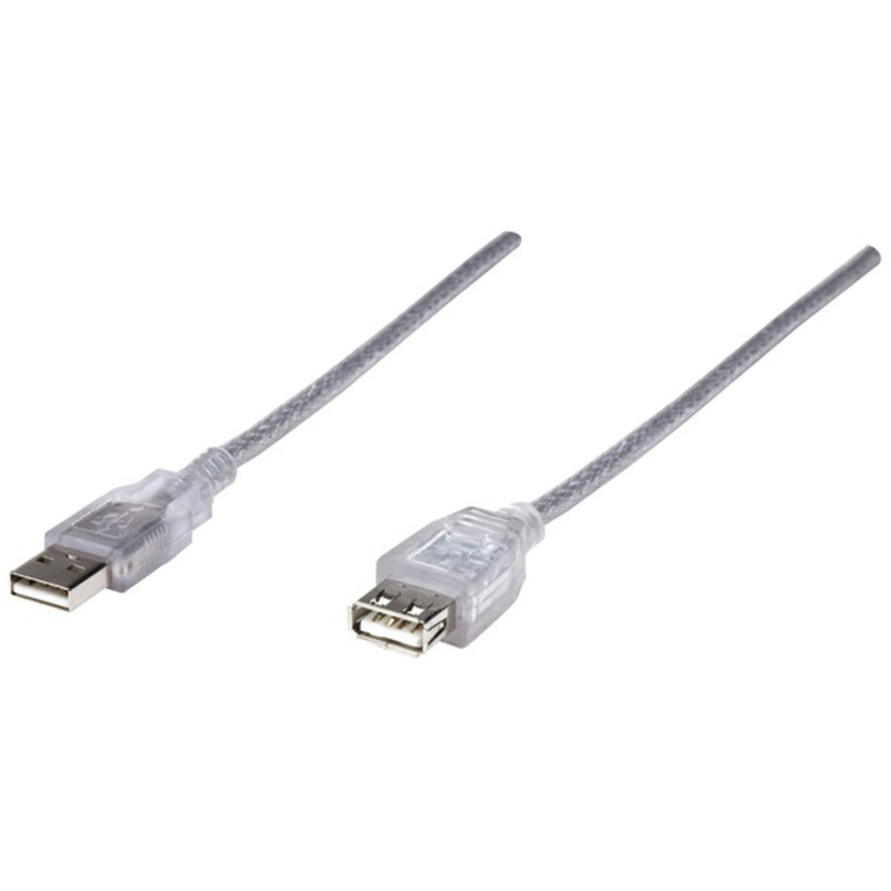 Manhattan(R) 340502 A-Male to A-Female USB 2.0 Cable (15ft)