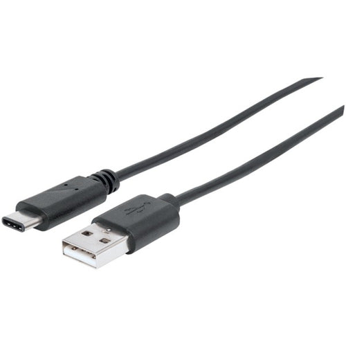 Manhattan(R) 353298 Hi-Speed USB-A Male 2.0 to USB-C(TM) Male Cable, 3