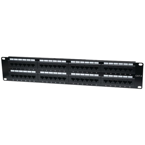 Intellinet Network Solutions 560283 CAT-6 UTP Patch Panel, 48 Port, 2U