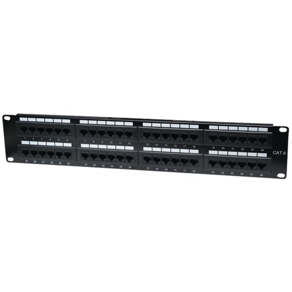 Intellinet Network Solutions 560283 CAT-6 UTP Patch Panel, 48 Port, 2U