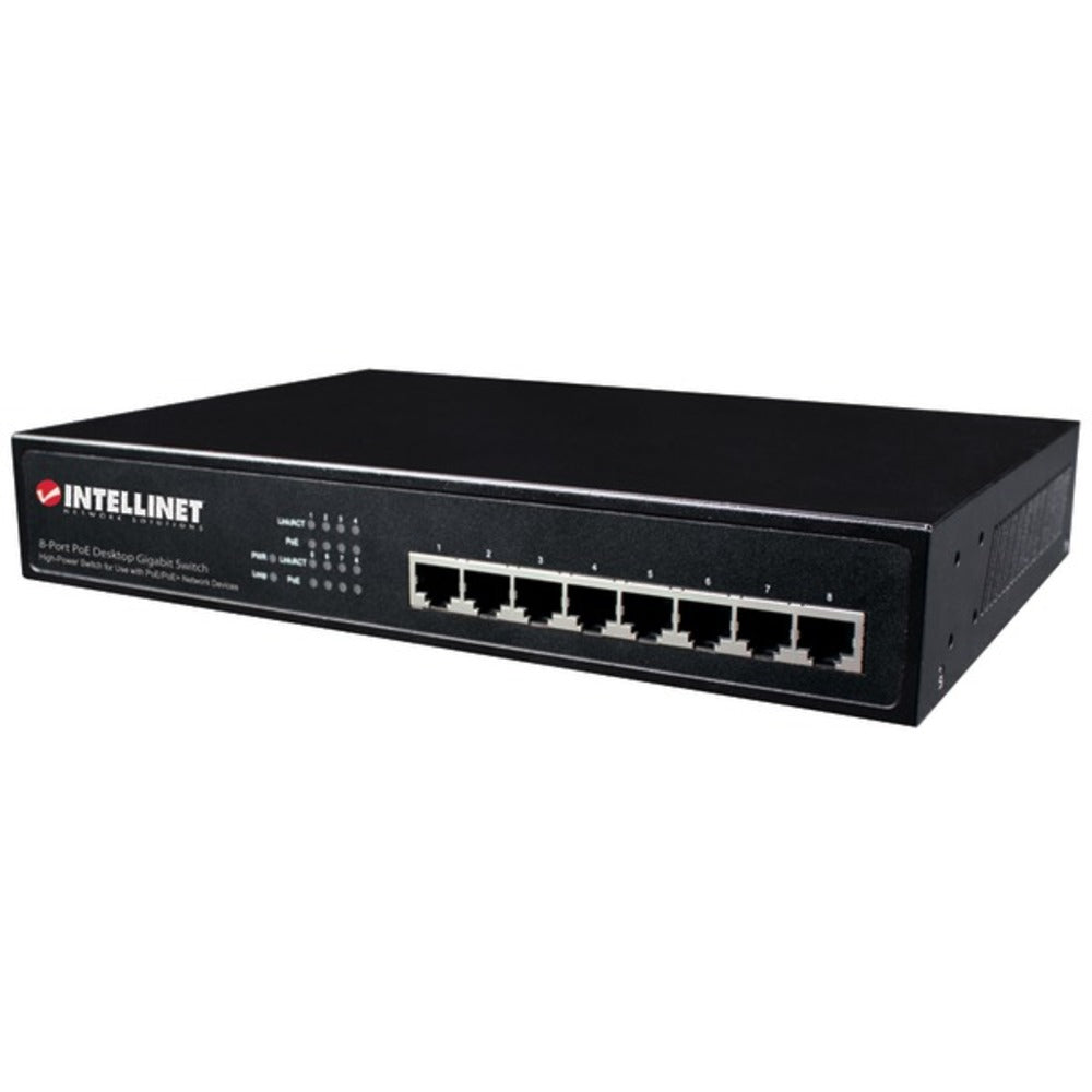 Intellinet Network Solutions(R) 560641 8-Port PoE+ Gigabit Ethernet Sw