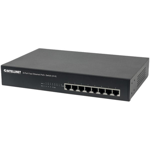 Intellinet Network Solutions(R) 561075 8-Port Fast Ethernet PoE+ Switc