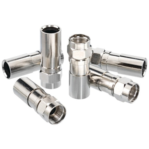 IDEAL(R) 92-656 RG6 F-Compression Connectors (RTQ(TM); 100 pk)