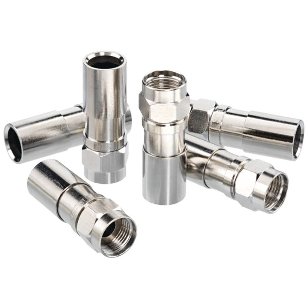 IDEAL(R) 92-656 RG6 F-Compression Connectors (RTQ(TM); 100 pk)