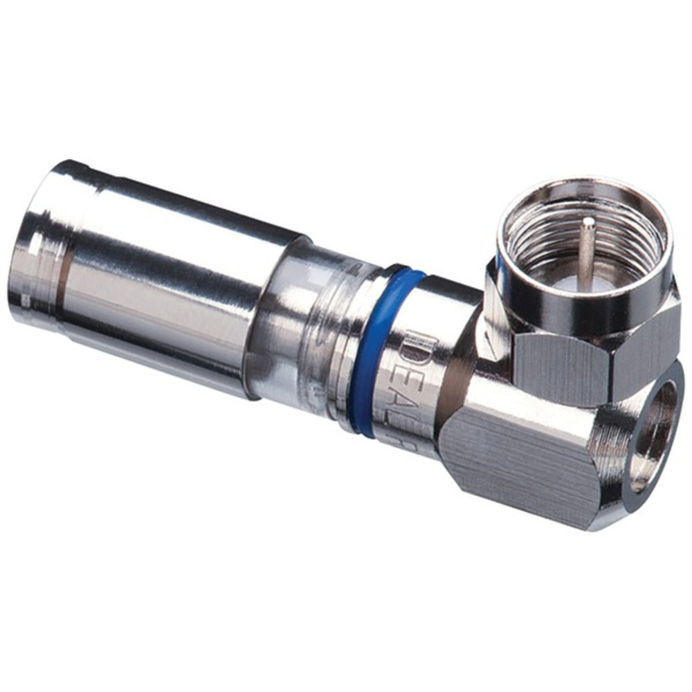 IDEAL(R) 92-691 RG6 & RG6 InSITE(TM) RTQ(TM) Plenum Right-Angle F-Conn