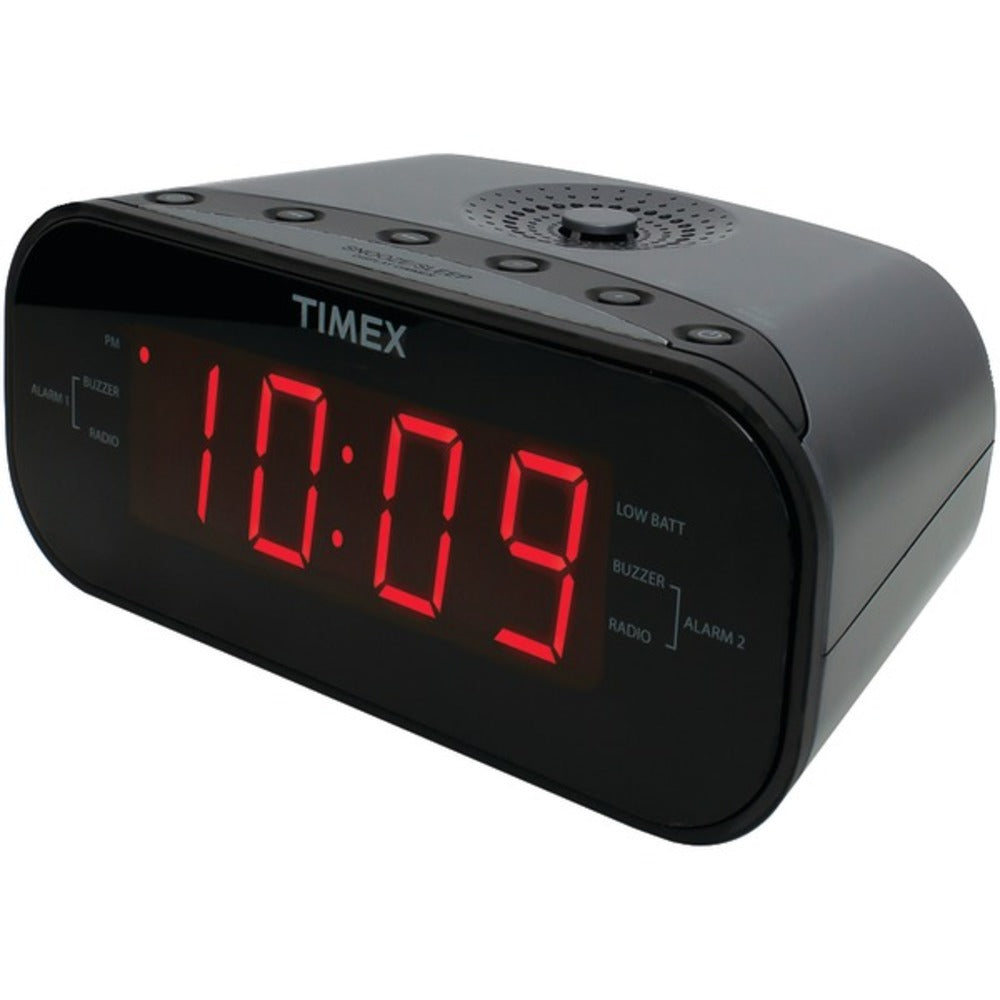 Timex(R) Audio T231GRY2 AM/FM Dual Alarm Clock Radio with Digital Tuni