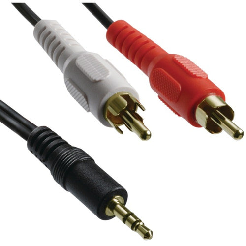 Axis(TM) 41361 Y-Adapter with 3.5mm Stereo Plug to 2 RCA Plugs, 6ft