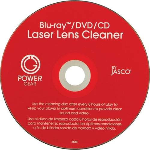 Power Gear(R) 33628 Laser Lens Cleaner for CD, DVD & Blu-ray(TM)