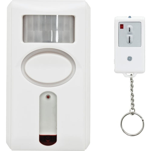GE(R) 51207 120dB Motion-Sensing Alarm with IR Keychain Remote