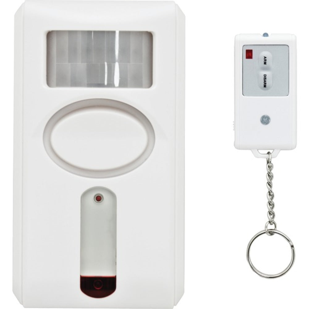 GE(R) 51207 120dB Motion-Sensing Alarm with IR Keychain Remote