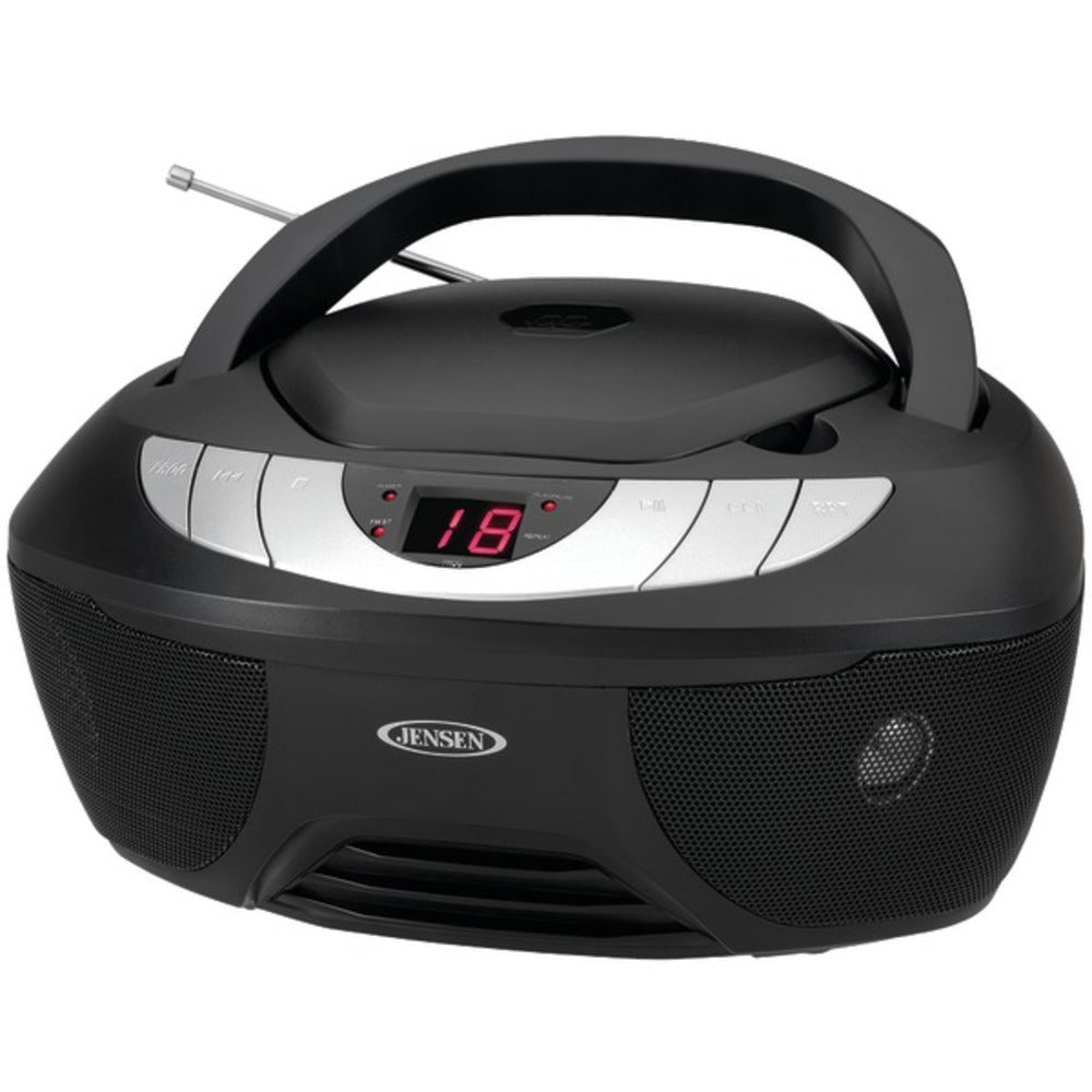 JENSEN(R) CD-475 Portable Stereo CD Player with AM/FM Radio
