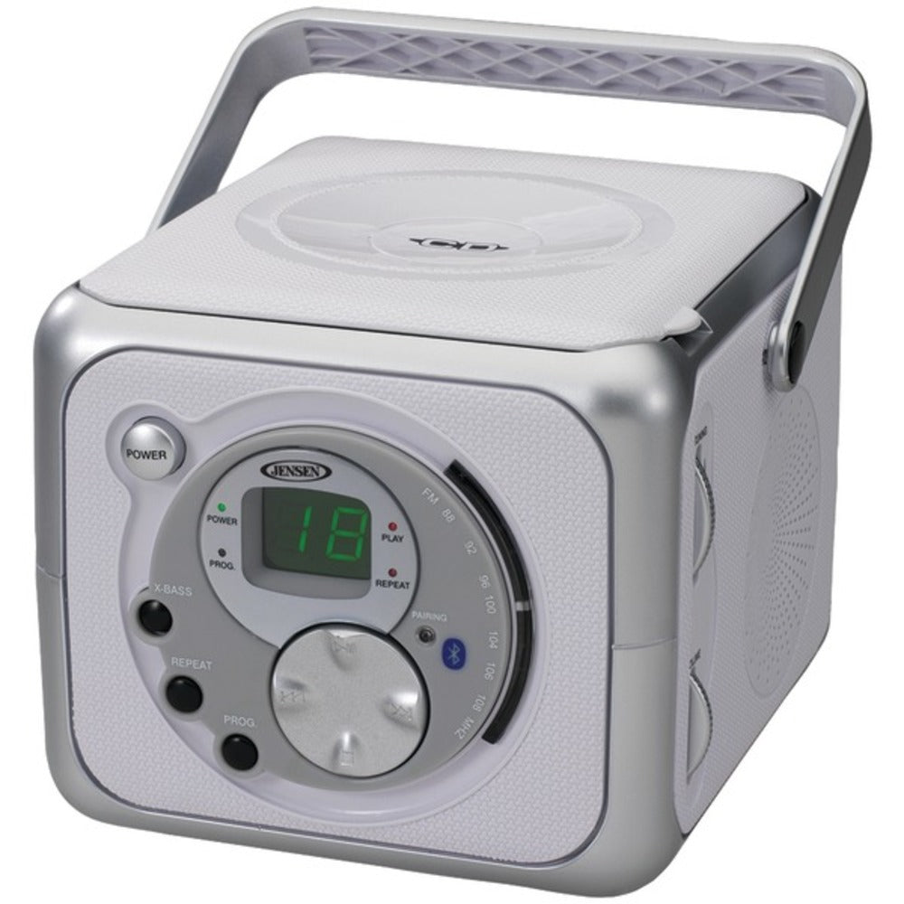 JENSEN(R) CD-555A Portable Bluetooth(R) Music System with CD Player