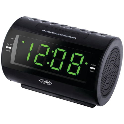 JENSEN(R) JCR-210 AM/FM Dual-Alarm Clock Radio