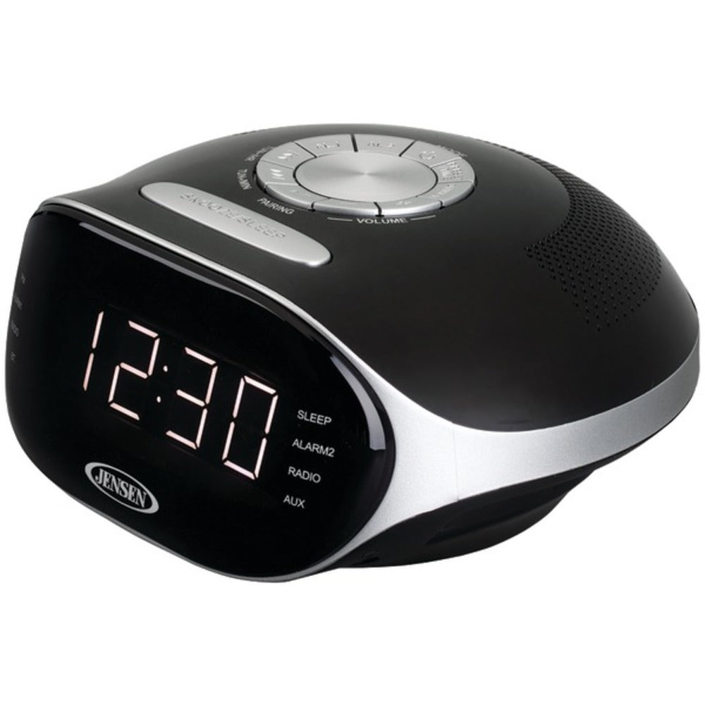 JENSEN(R) JCR-228 Digital Bluetooth(R) AM/FM Dual Alarm Clock Radio