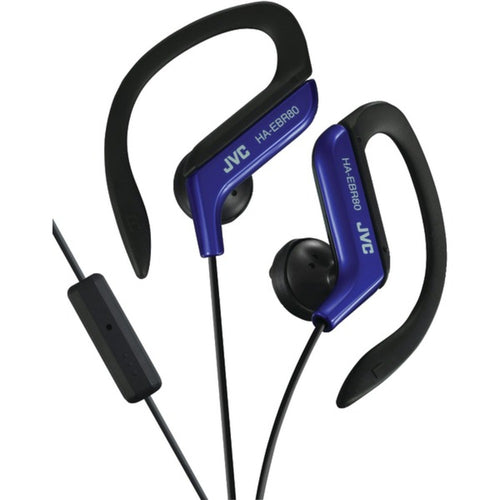 JVC(R) HAEBR80A In-Ear Sports Headphones with Microphone & Remote (Blu
