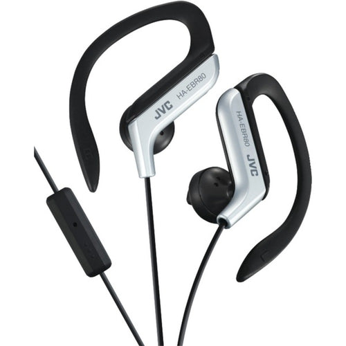 JVC(R) HAEBR80S In-Ear Sports Headphones with Microphone & Remote (Sil