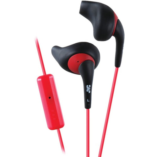 JVC(R) HAENR15BM Gumy(R) Sports Earbuds with Microphone (Black)