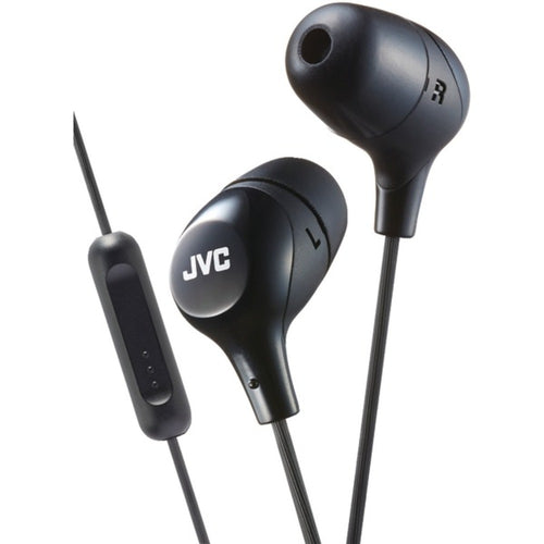 JVC(R) HAFX38MB Marshmallow(R) Inner-Ear Headphones with Microphone (B