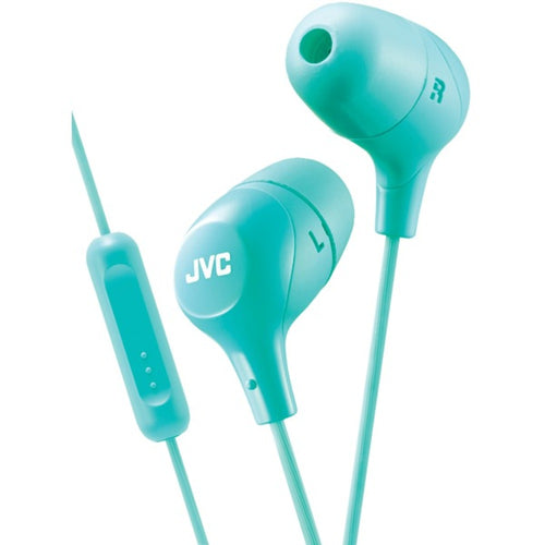 JVC(R) HAFX38MG Marshmallow(R) Inner-Ear Headphones with Microphone (G