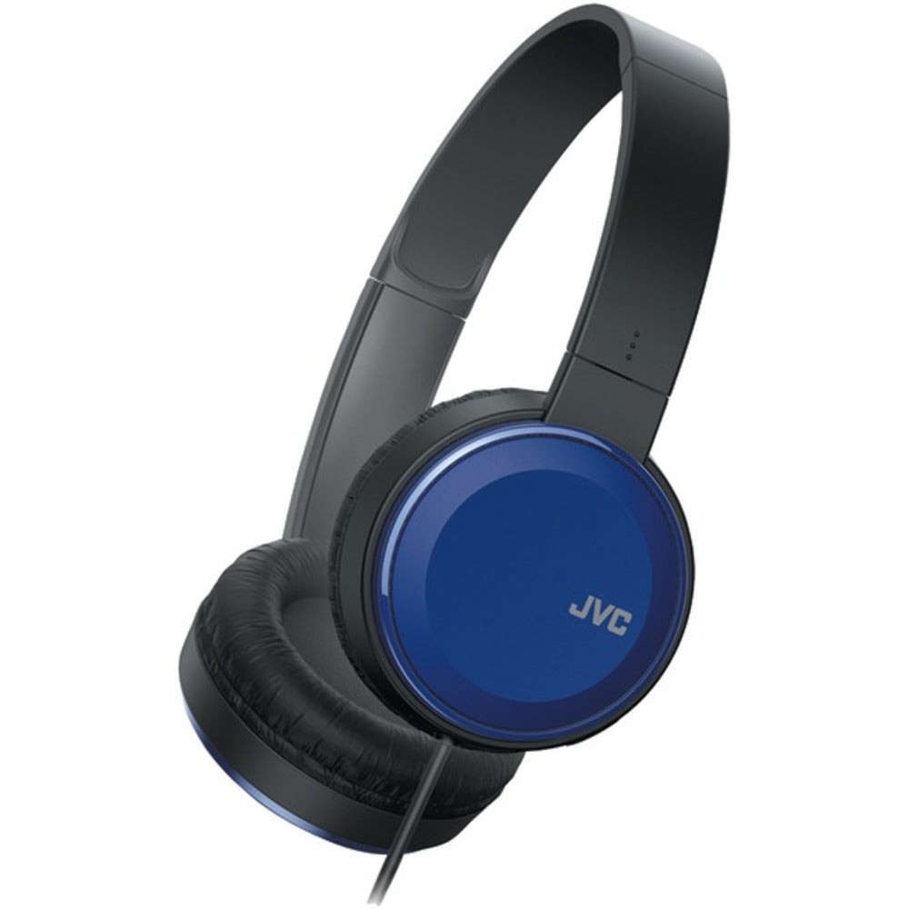 JVC(R) HAS190MA Colorful On-Ear Headphones (Blue)