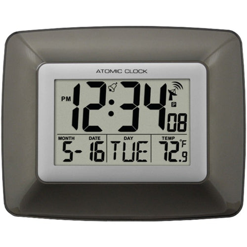 La Crosse Technology(R) WS-8008U Atomic Digital Wall Clock with Indoor