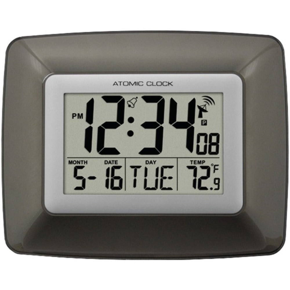 La Crosse Technology(R) WS-8008U Atomic Digital Wall Clock with Indoor