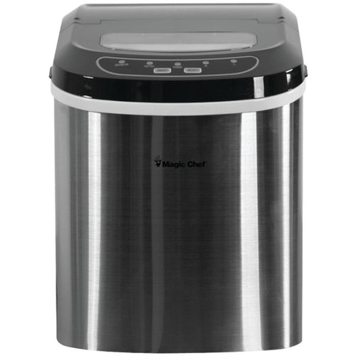 Magic Chef(R) MCIM22ST 27lb-Capacity Ice Maker (Stainless)