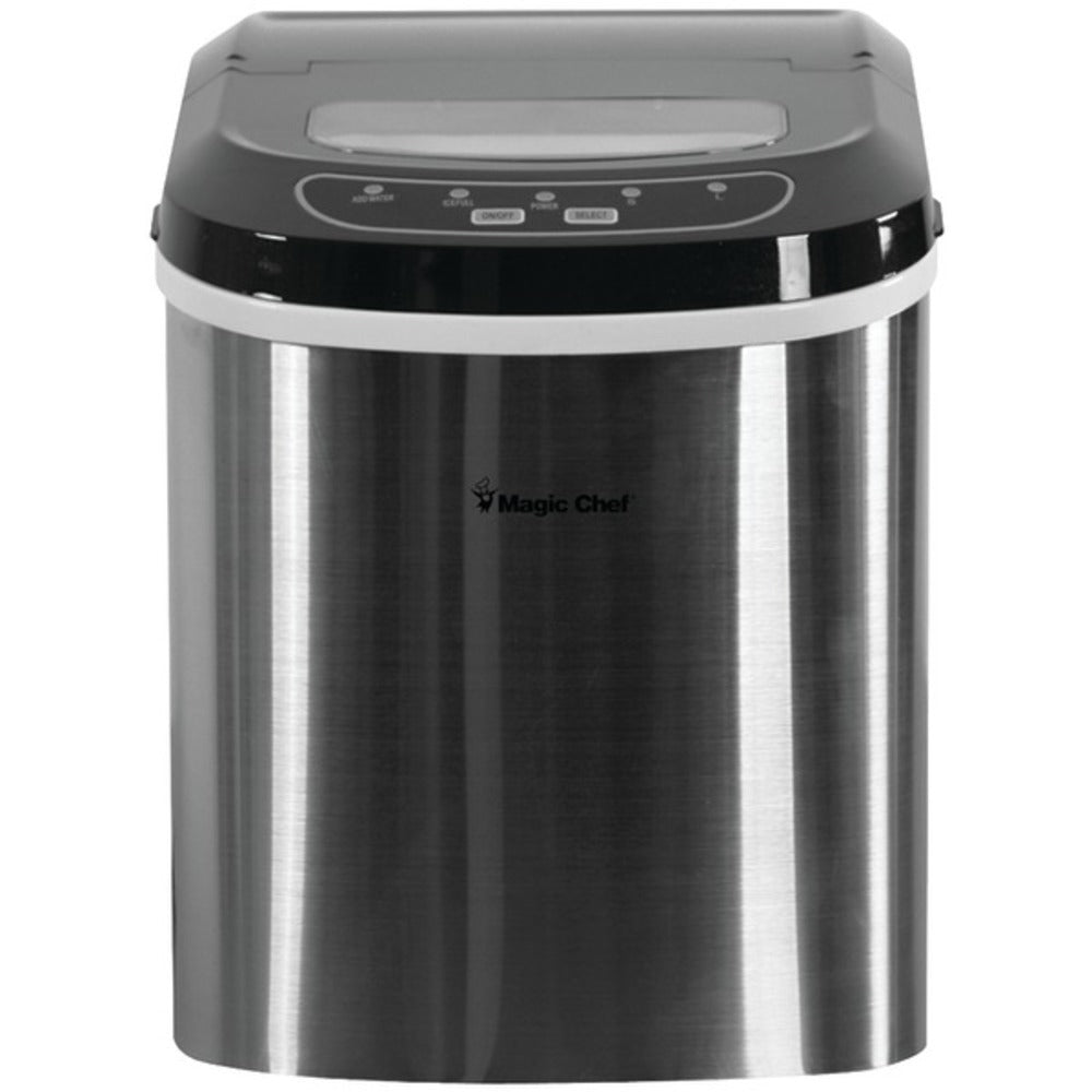 Magic Chef(R) MCIM22ST 27lb-Capacity Ice Maker (Stainless)