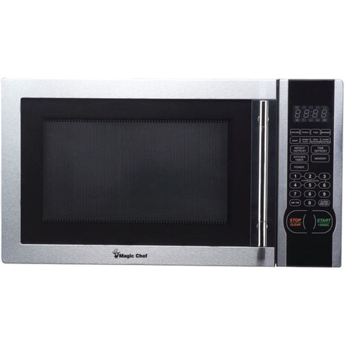 Magic Chef(R) MCM1110ST 1.1 Cubic-ft, 1,000-Watt Microwave with Digita