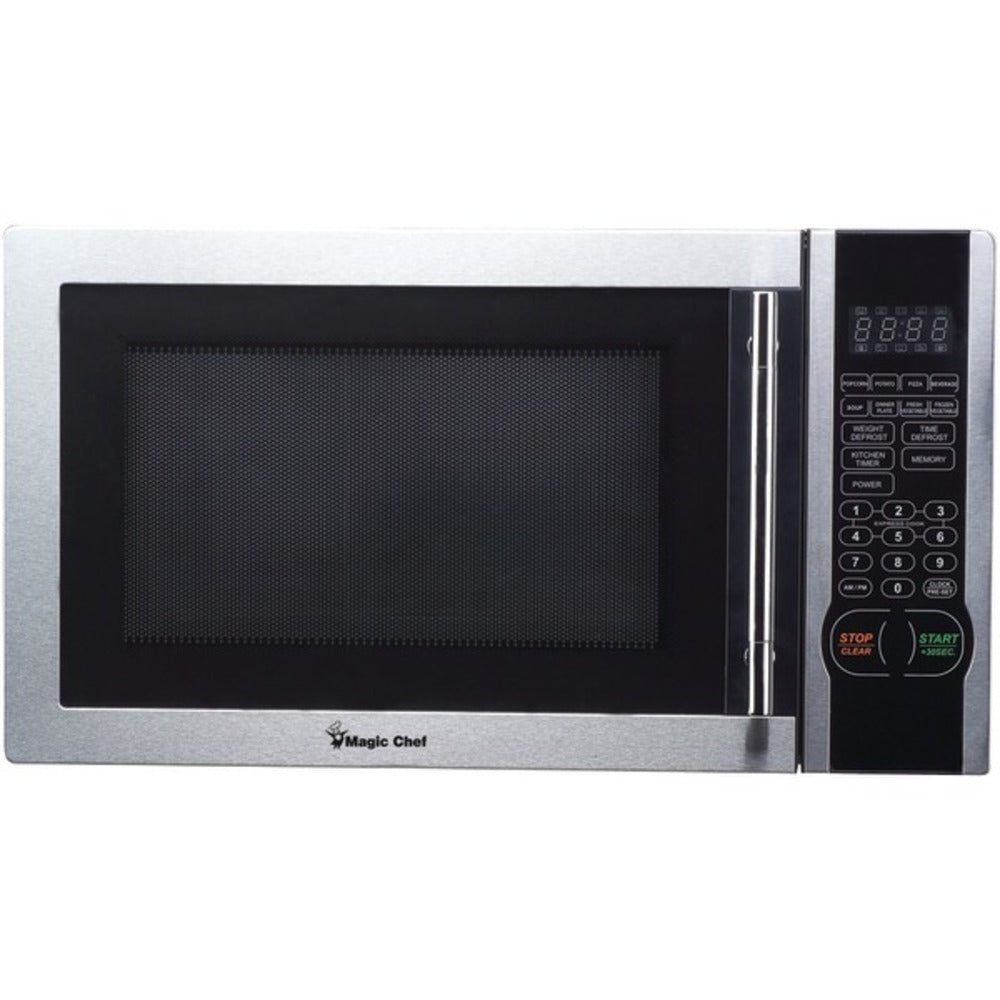 Magic Chef(R) MCM1110ST 1.1 Cubic-ft, 1,000-Watt Microwave with Digita