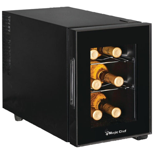 Magic Chef(R) MCWC6B 6-Bottle Wine Cooler