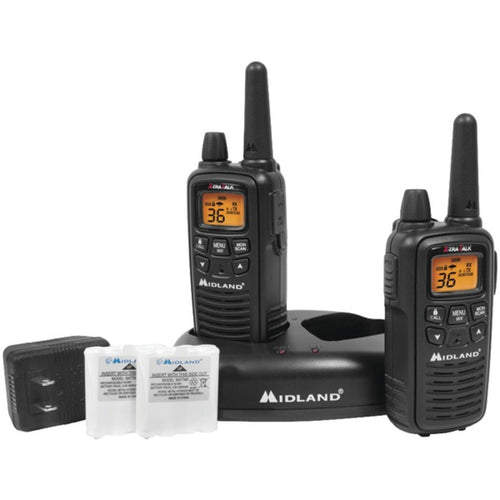 Midland(R) LXT600VP3 30-Mile GMRS Radio Pair Pack with Drop-in Charger