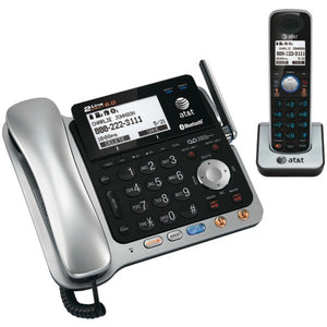 AT&T TL86109 DECT 6.0 2-Line Connect to Cell Corded/Cordless Bluetooth