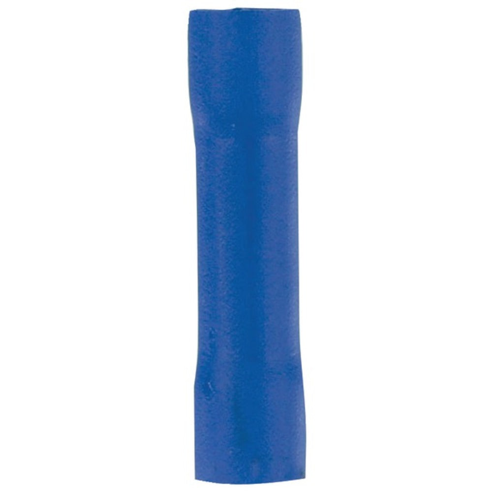 Install Bay(R) BVBC Vinyl Butt Connectors (Blue, 16-14 Gauge, 100 pk)