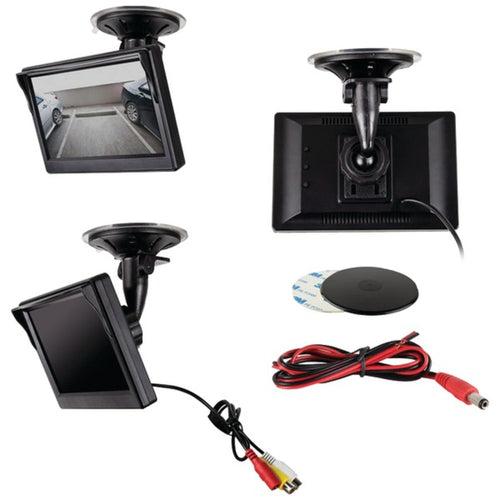 iBEAM Vehicle Safety Systems TE-50VS Color Video Monitor with 2 Inputs