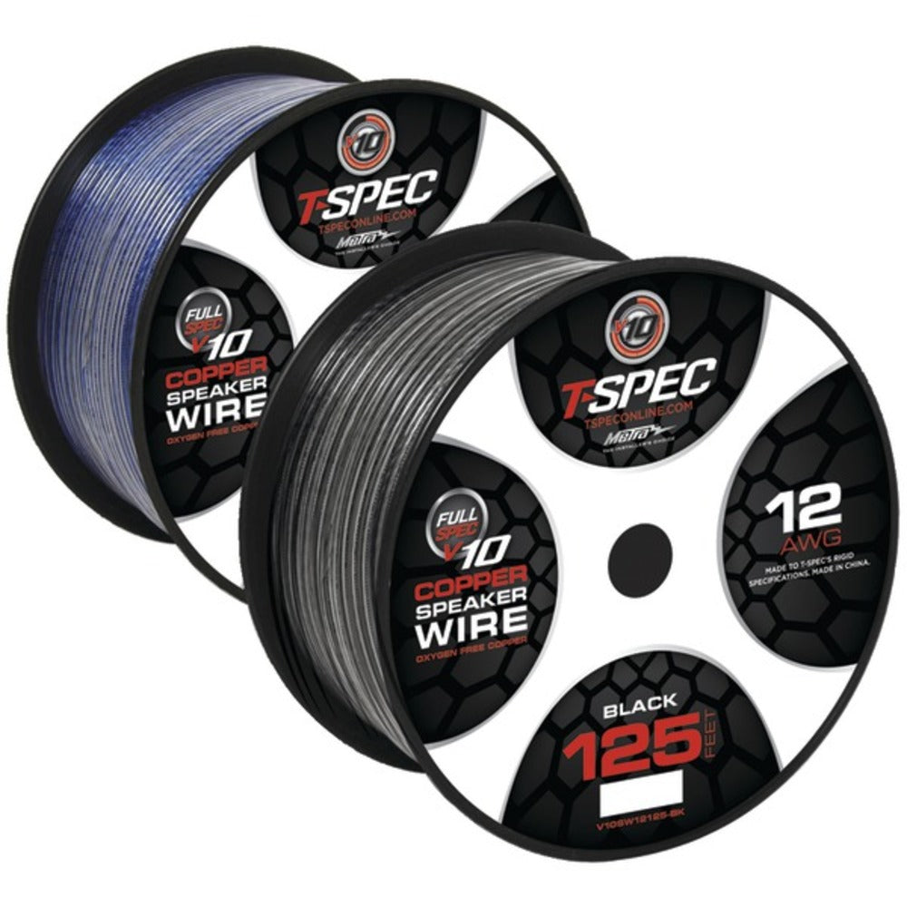 T>Spec(R) V10SW12125-BK v10 SERIES Speaker Wire (125ft, 12 Gauge)