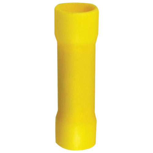 Install Bay(R) YVBC4 Vinyl Butt Connectors (Yellow, 4 Gauge, 25 pk)