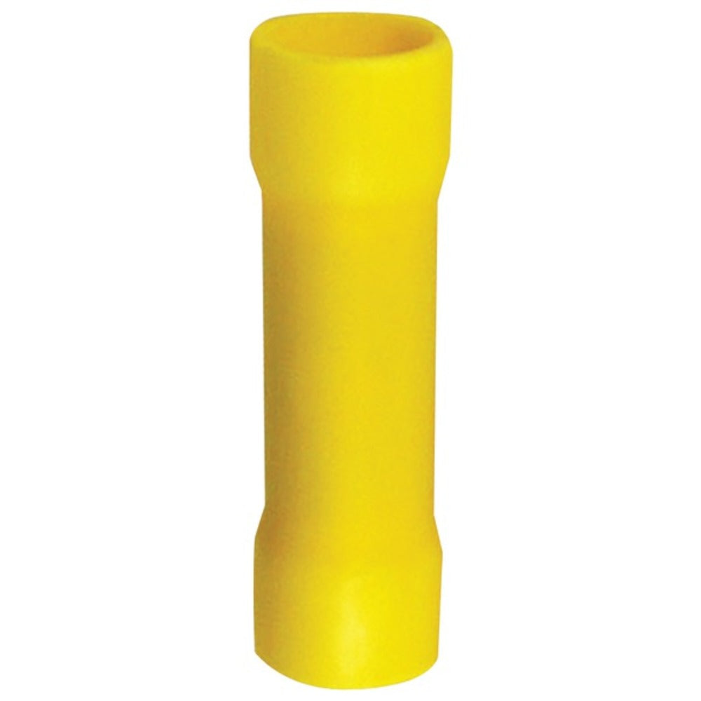 Install Bay(R) YVBC4 Vinyl Butt Connectors (Yellow, 4 Gauge, 25 pk)