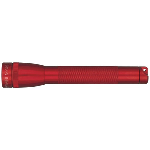 MAGLITE SM2A03H 14-Lumen Mini MAGLITE Flashlight with Holster (Red)