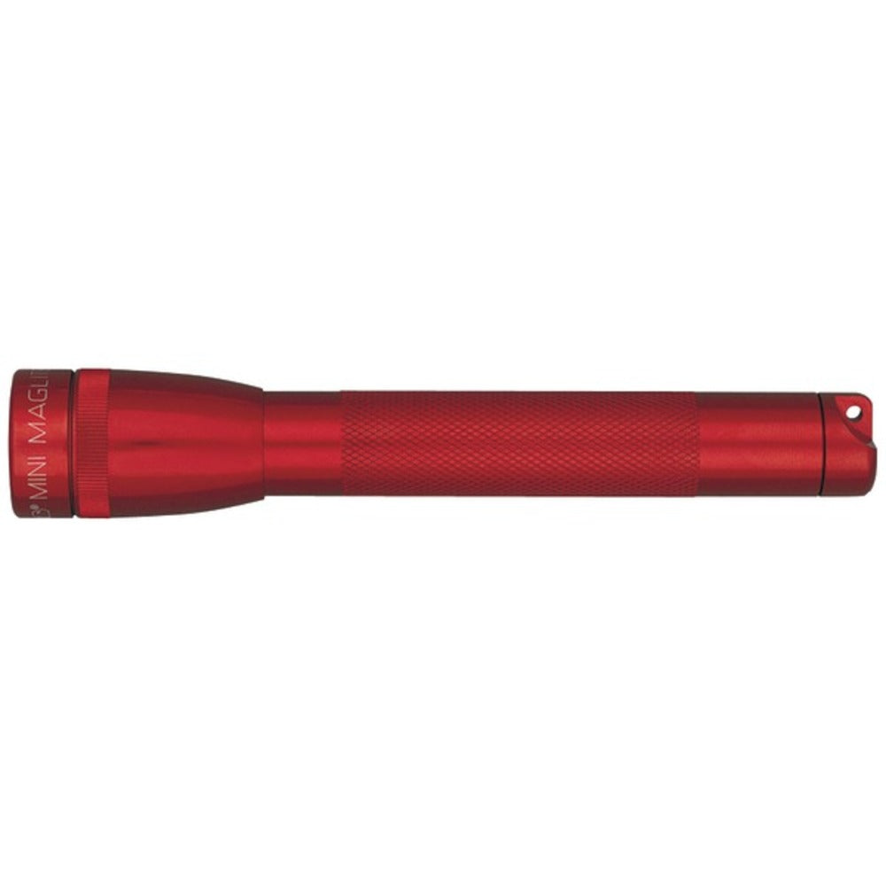 MAGLITE SM2A03H 14-Lumen Mini MAGLITE Flashlight with Holster (Red)