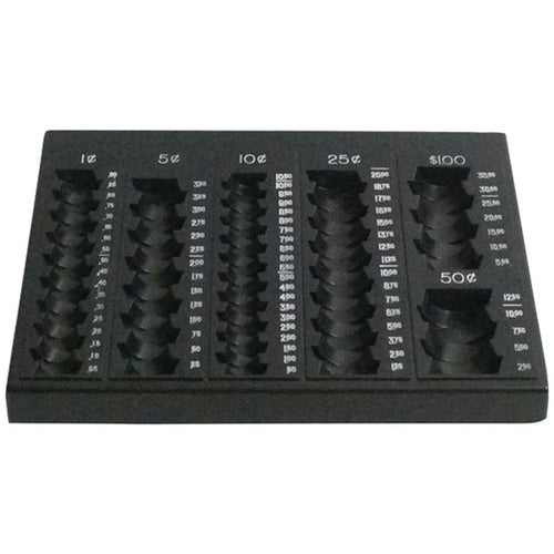 MMF Industries(TM) 221611004 Countex(R) II Coin Tray (Black)