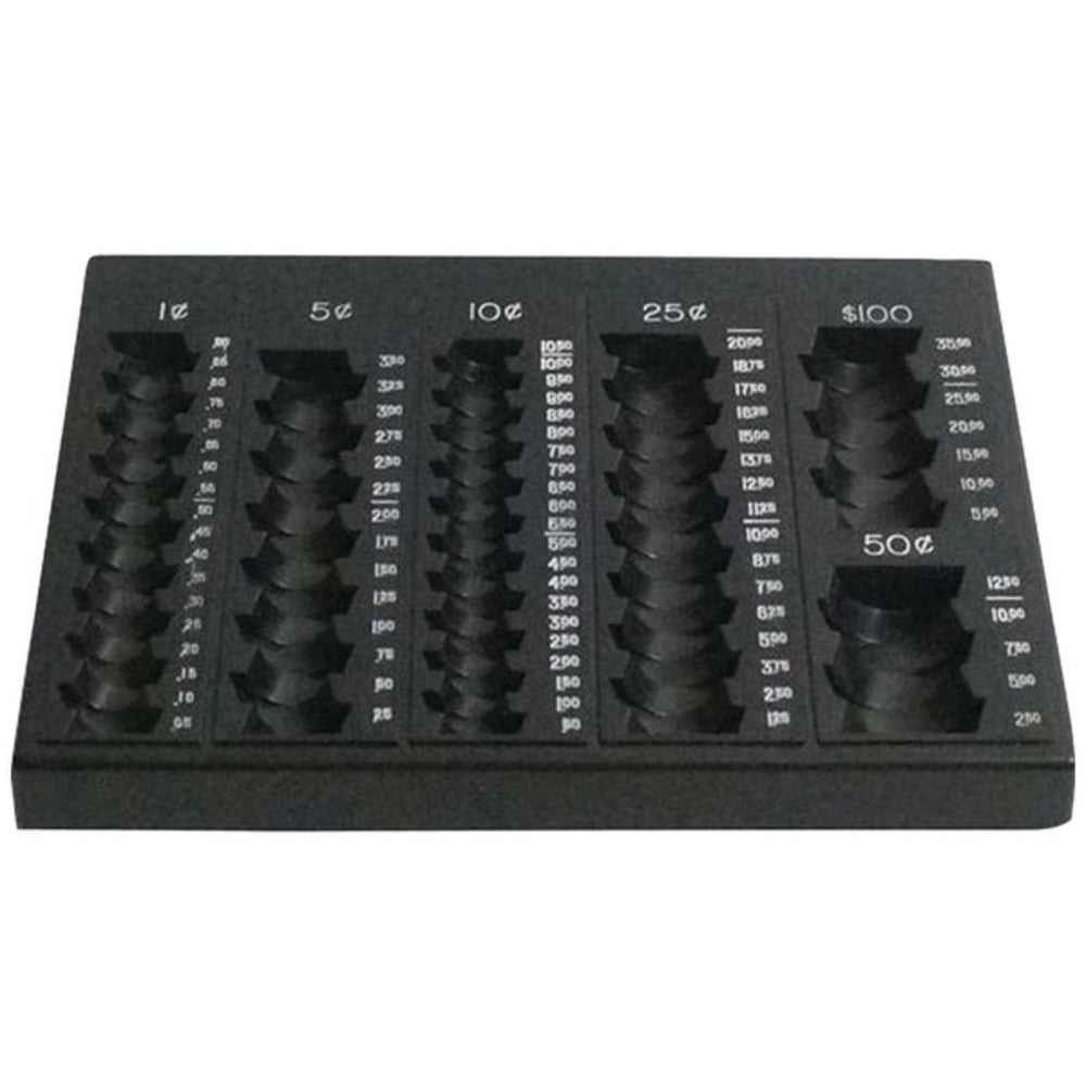 MMF Industries(TM) 221611004 Countex(R) II Coin Tray (Black)