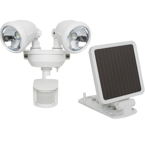 MAXSA(R) Innovations 44217 Solar-Powered Dual Head LED Security Spotli