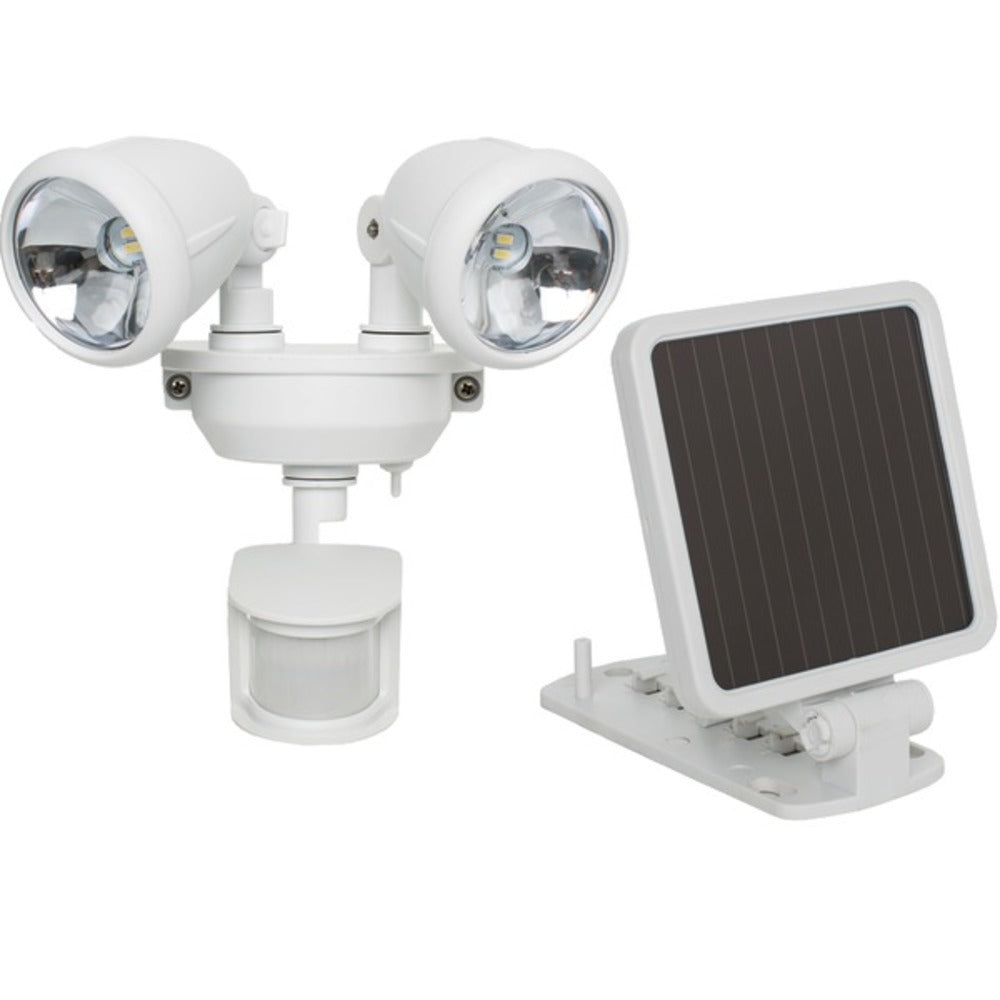 MAXSA(R) Innovations 44217 Solar-Powered Dual Head LED Security Spotli