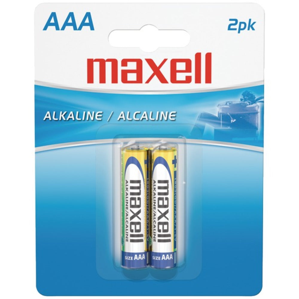 Maxell(R) 723807 - LR032BP Alkaline Batteries (AAA; 2 pk; Carded)