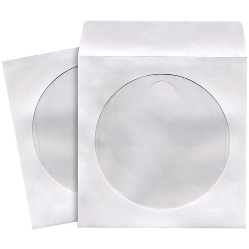 Maxell(R) 190133 - CD402 CD/DVD Storage Sleeves (100 pk; White)