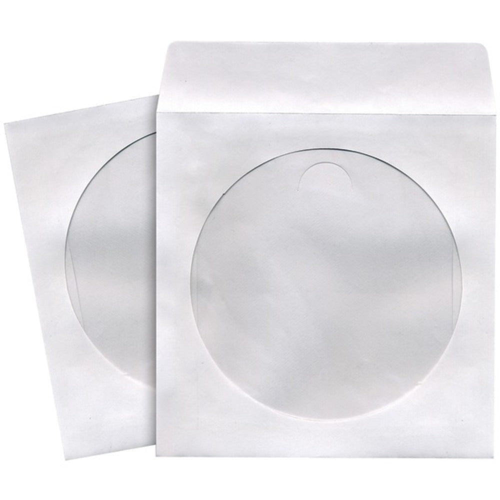 Maxell(R) 190133 - CD402 CD/DVD Storage Sleeves (100 pk; White)