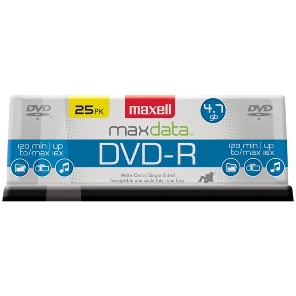 Maxell(R) 638010 4.7GB 120-Minute DVD-Rs (25-ct Spindle)