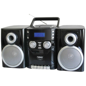 Naxa(R) NPB426 Portable CD Player with AM/FM Radio, Cassette & Detacha